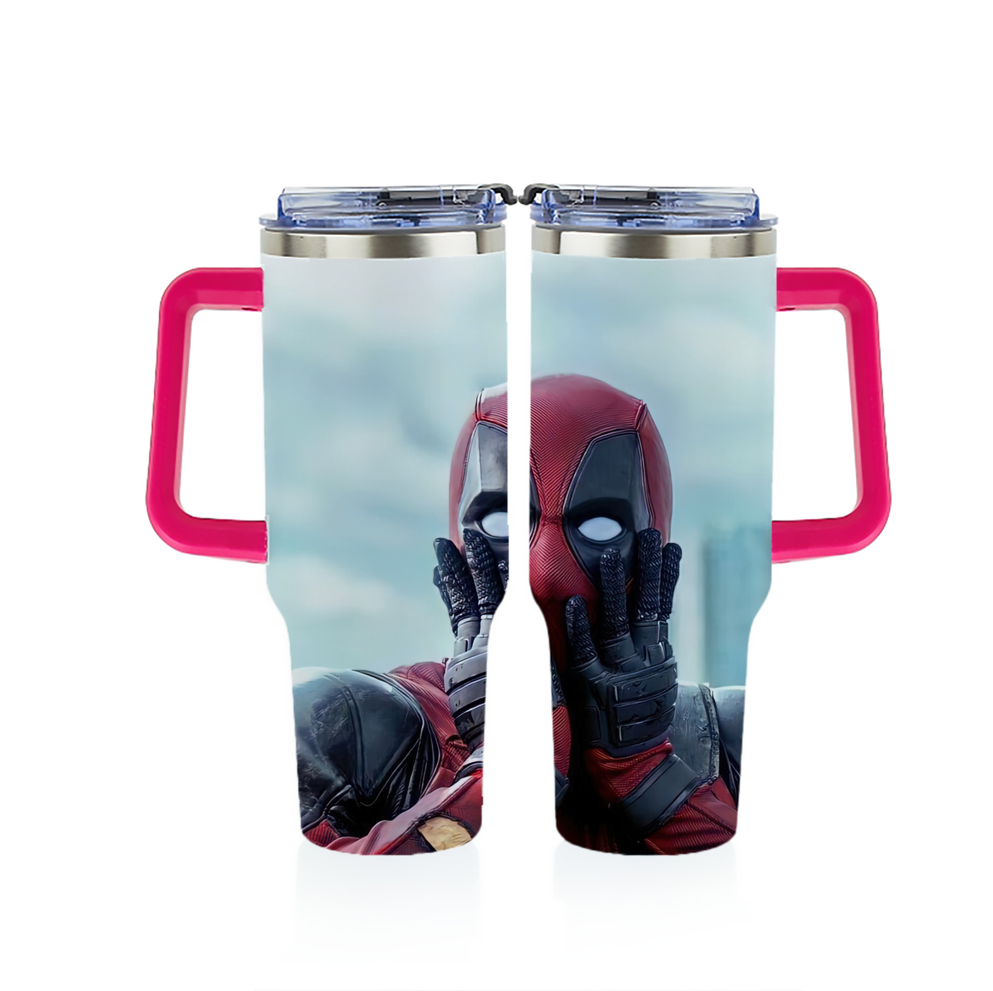 （画像用） Deadpool デッドプール 1200ｍLフルプリント車用タンブラー